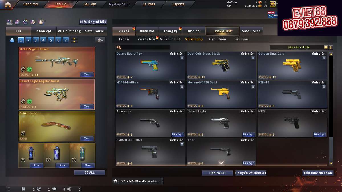 shop acc cf uy tin gia re
